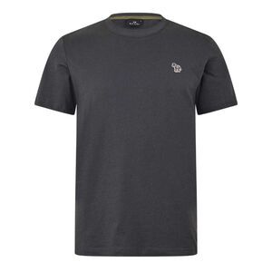 Paul Smith Mens Embroidered Motif Cotton T-Shirt / Gray